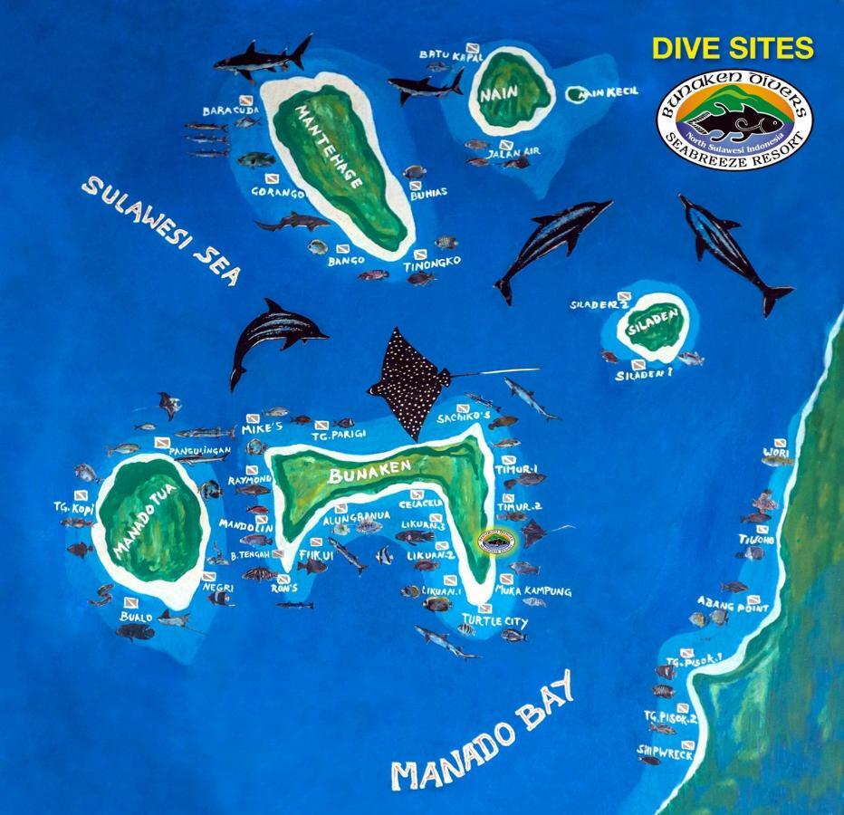 Bunaken Divers Sea Breeze Resort Luaran gambar